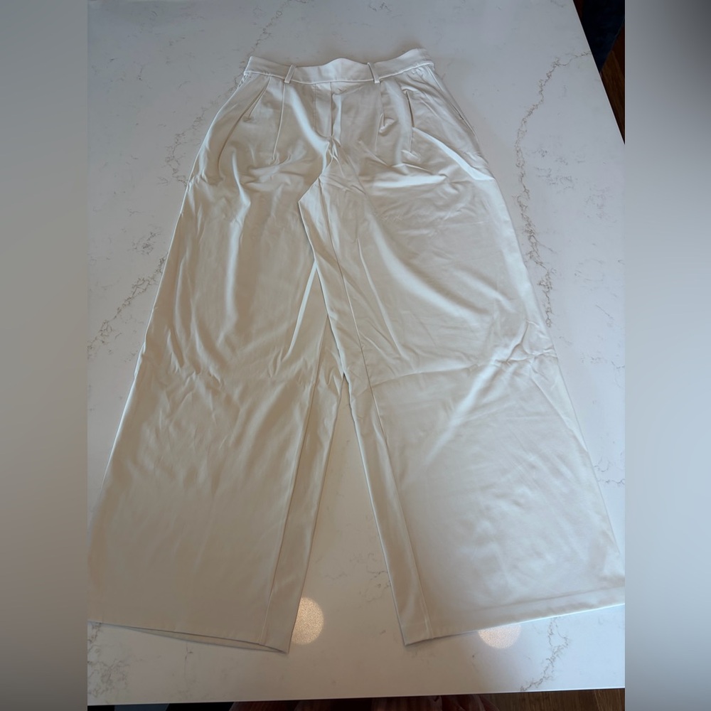 lululemon athletica Cream Wide Leg Pants